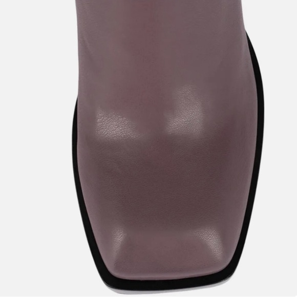 Jeffrey Campbell DAUPHIN Platform Knee-high Heel Boots NEW IN BOX - Violet - Picture 6 of 14